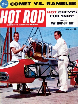 HOT ROD 1960 JUNE - STROKE A BUG, HI-WINDERS A/A FIAT